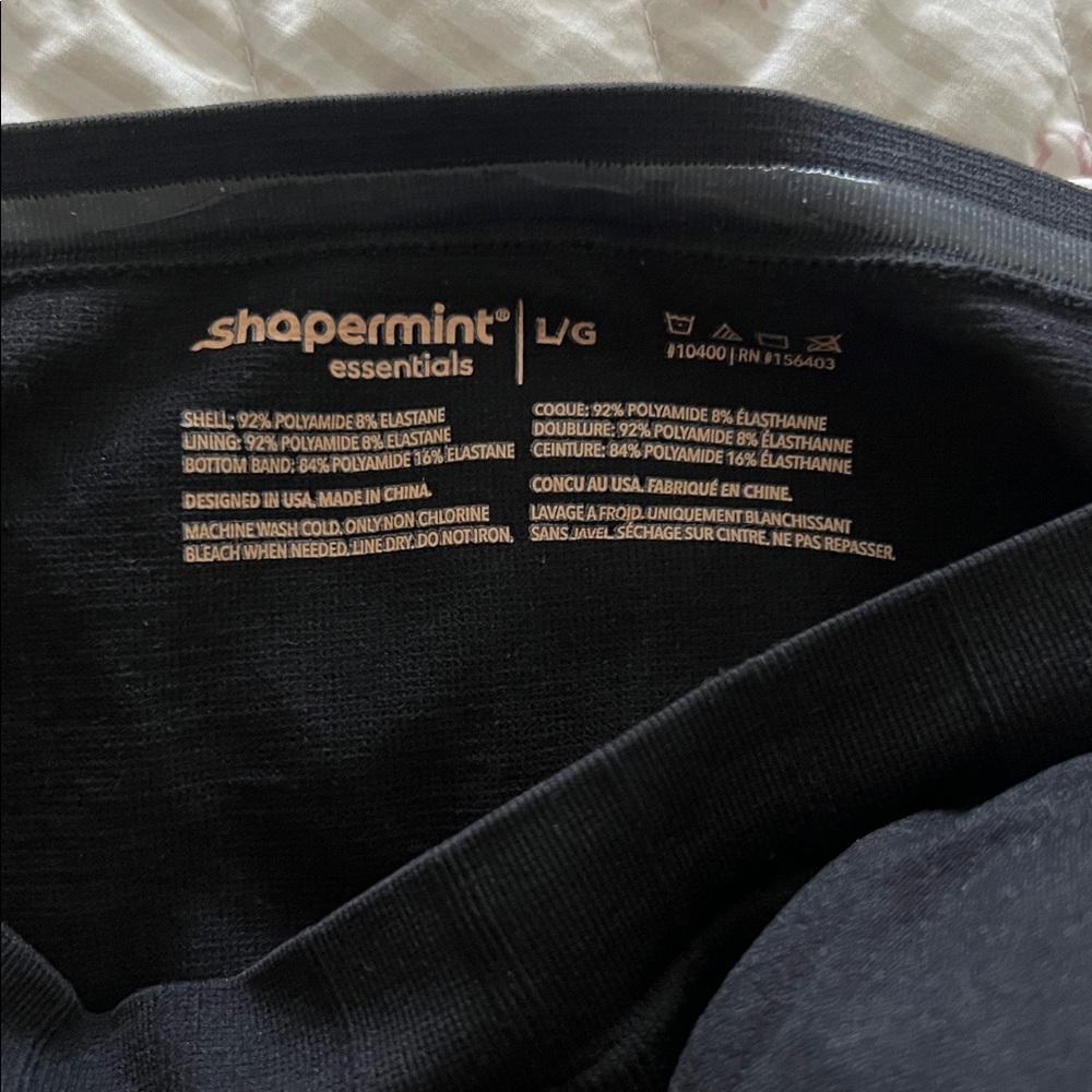 NWT Shapermint Essentials Black Bandeau - Picture 3 of 5